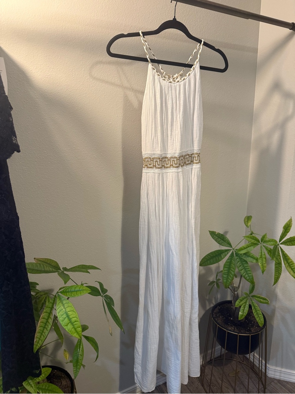 White Greek Gauze Maxi Dress ✨🤍